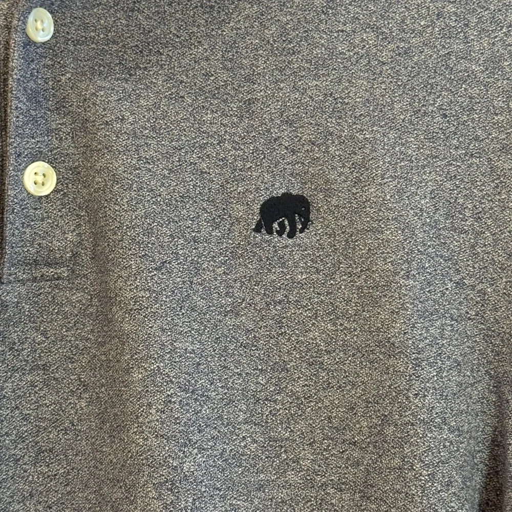 Banana Republic Heathered blue Polo Shirt